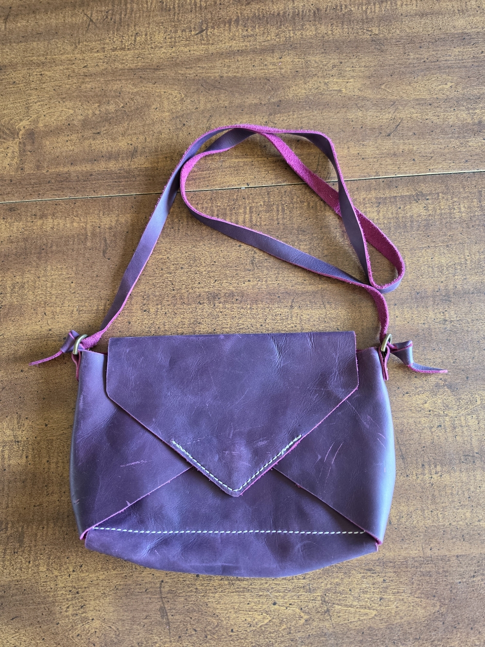 Rivet Lestherworks Envelope Style Bag